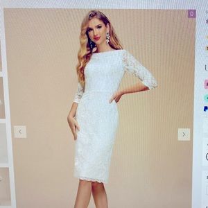 JJ House NWT Sheath/column Wedding Dress